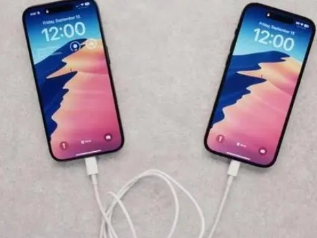 根河苹果15维修店分享iPhone15可以给安卓充电吗 
